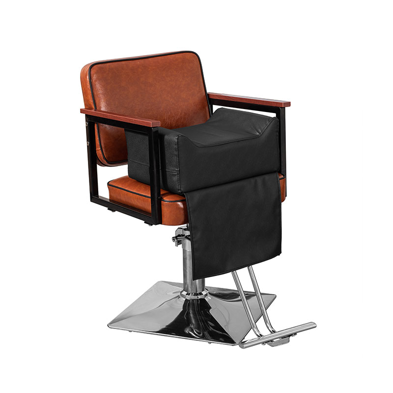 HZ8101B Cojín de cuero para niños, asiento elevador de concavidad de salón de barbería de gran tamaño