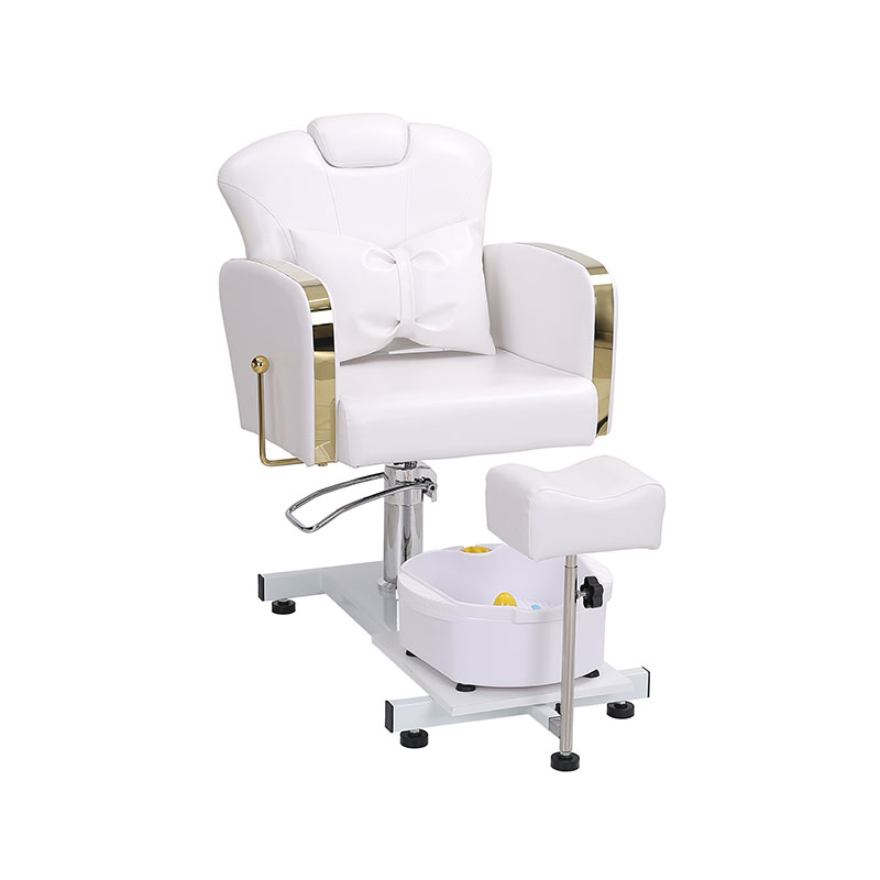 Silla de pedicura con tecnología de clavos para pies y asiento ajustable HZ1018
