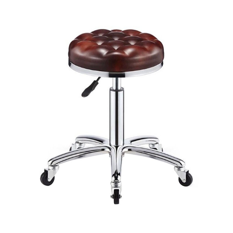 Taburete rodante ajustable en altura con base de cinco garras HZ6014Z