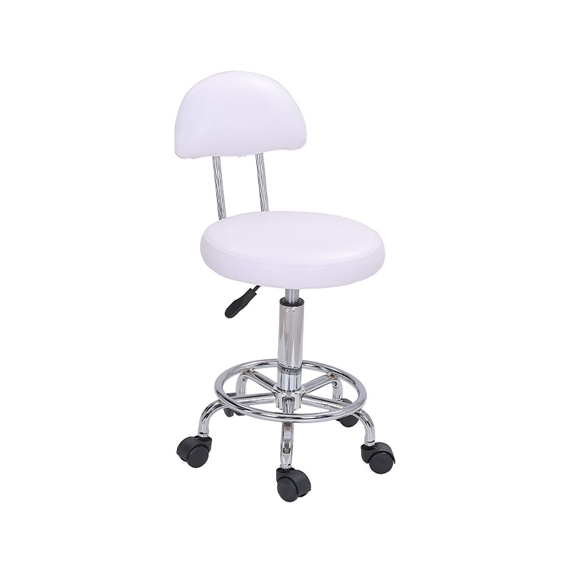 HZ6001BW / HZ6001B Taburete de salón ajustable hidráulicamente con respaldo y reposapiés