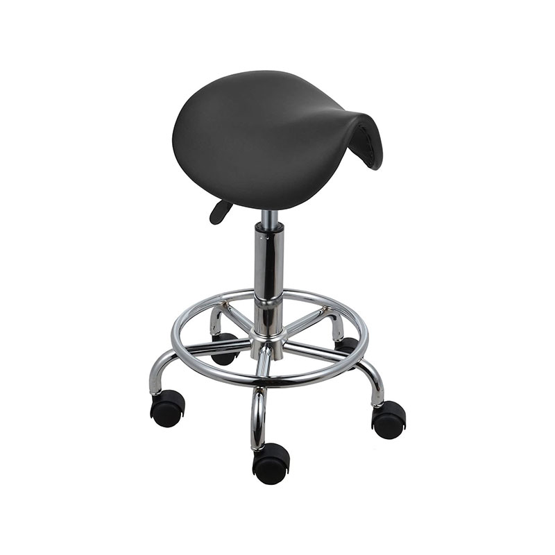 HZ6007B Taburete con asiento rodante y acolchado ancho y grueso