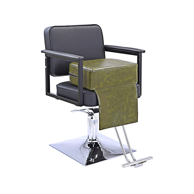 HZ8101BR / HZ8101GR / HZ8101 Cojín de cuero para niños, asiento elevador de salón de barbería de gran tamaño