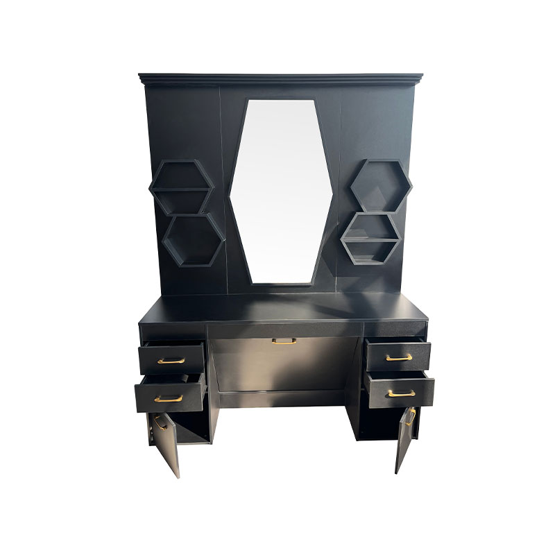 Mueble de tocador de maquillaje HZ2040 con espejo iluminado HD
