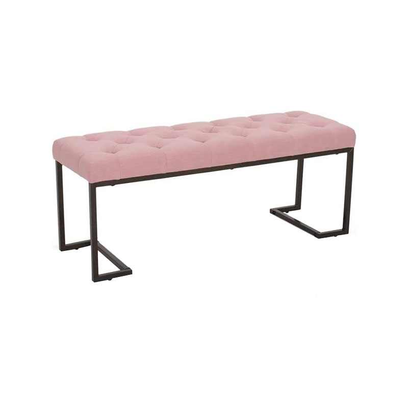 HZ7033 Sofá rosa silla larga salón de belleza banco de espera