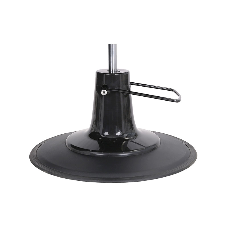 HZ22PZ Silla de barbero vintage con bomba hidráulica y base negra ma sha