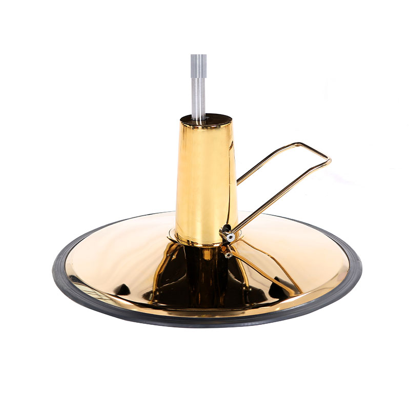 Bomba hidráulica de oro para silla de barbero HZ05 con base