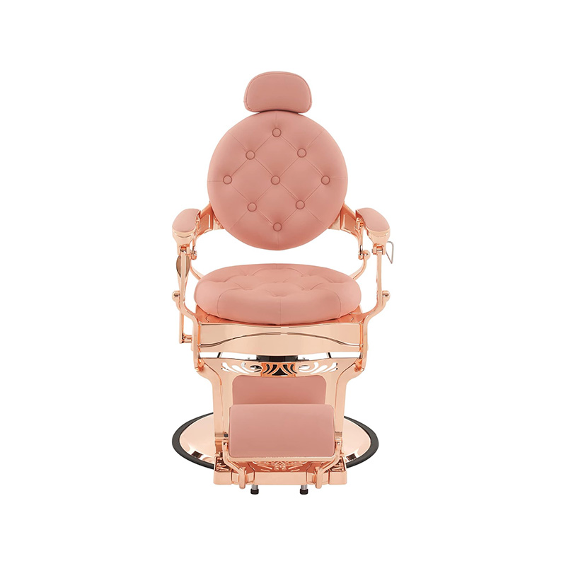Silla de barbero resistente de color rosa HZ8799PP