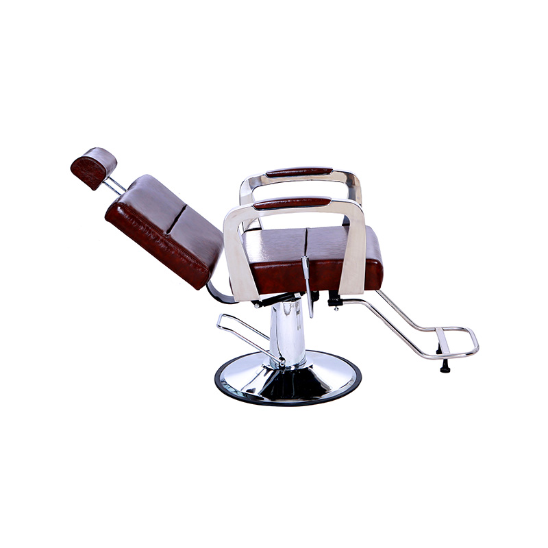 HZ8744 Silla de salón multiusos con reposabrazos en color marrón