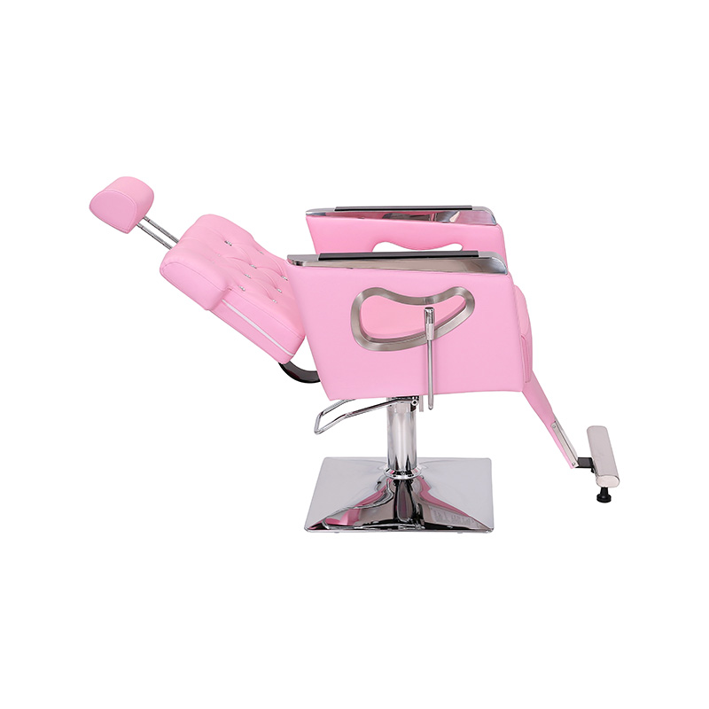 HZ87111GY / HZ87111WT / HZ87111PK / HZ87111BR / HZ87111 Silla de salón reclinable resistente, silla de peinado vintage para peluquero