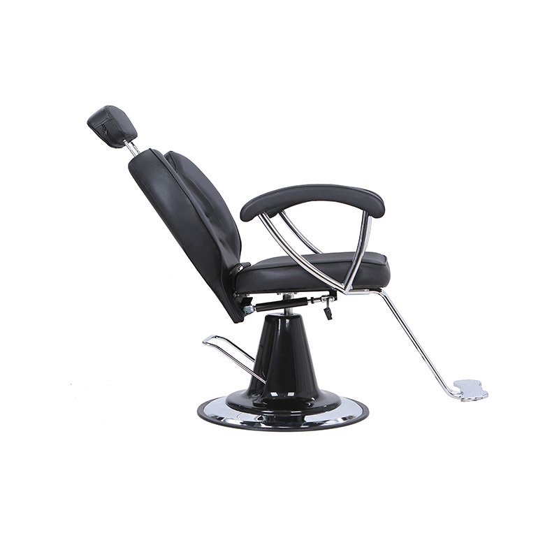 HZ8712C / HZ8712B / HZ8712 Silla de barbero grande con hebilla en el respaldo, silla de salón de moda