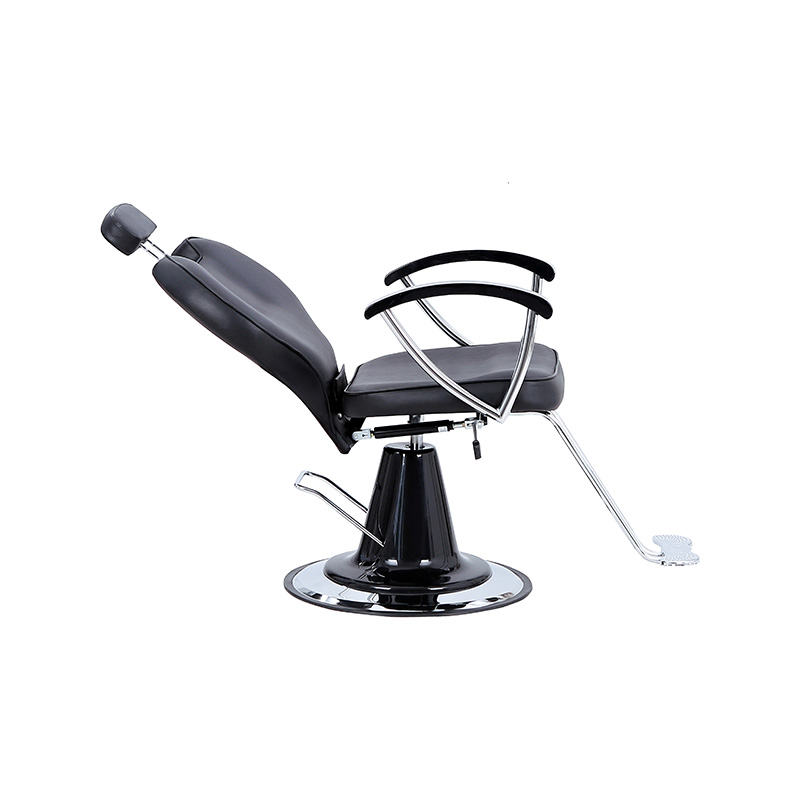 HZ8712C / HZ8712B / HZ8712 Silla de barbero grande con hebilla en el respaldo, silla de salón de moda