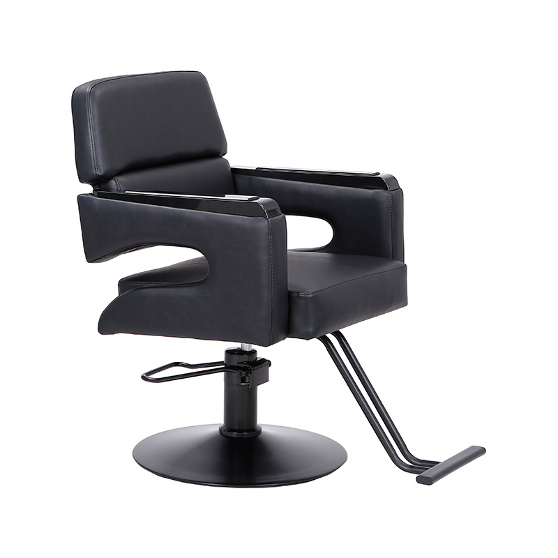 HZ88202/HZ88202BK Silla de pelo con peinado hidráulico negro/gris