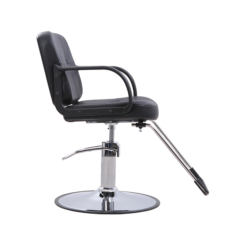 HZ8837 Silla de salón negra para peluquero