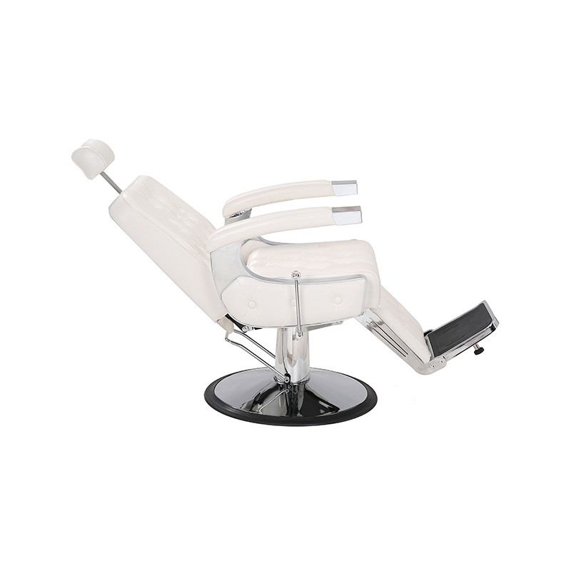 HZ88304Z Silla de barbero vintage blanca para todo uso en mar ancho