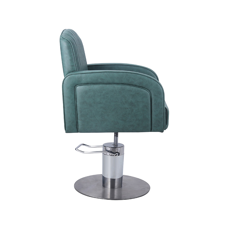 Silla de peluquería con bomba hidráulica azul pavo real HZ88159Z
