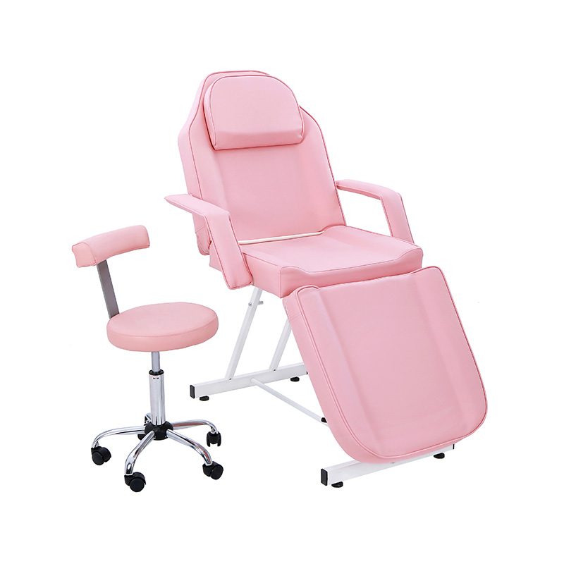HZ015PKD / HZ015WD / HZ015BKD / HZ015DDPK Silla de tatuaje para salón de masajes, cama esteticista con taburete hidráulico