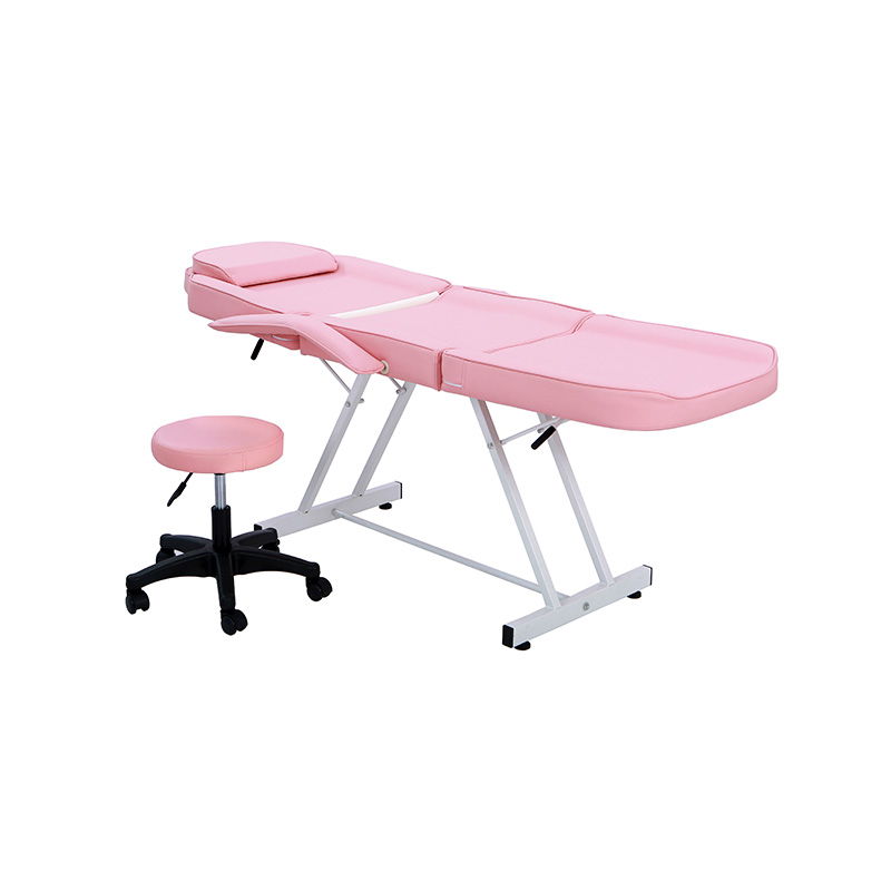 HZ015PKD / HZ015WD / HZ015BKD / HZ015DDPK Silla de tatuaje para salón de masajes, cama esteticista con taburete hidráulico