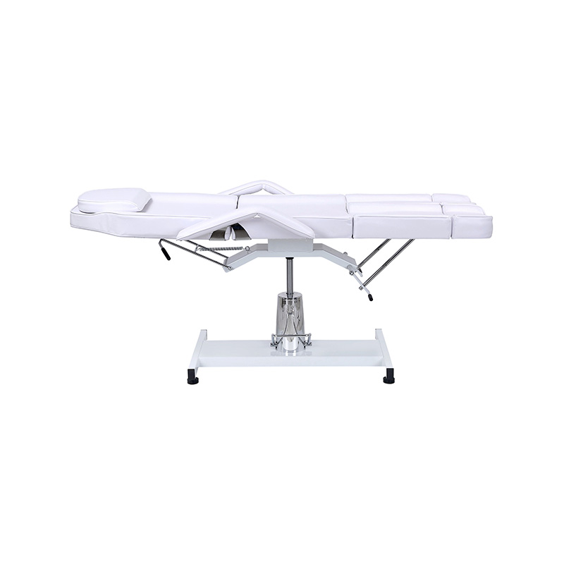 HZ006FT / HZ006B Mesa de tatuaje profesional ajustable con reposapiés divididos, cama de belleza