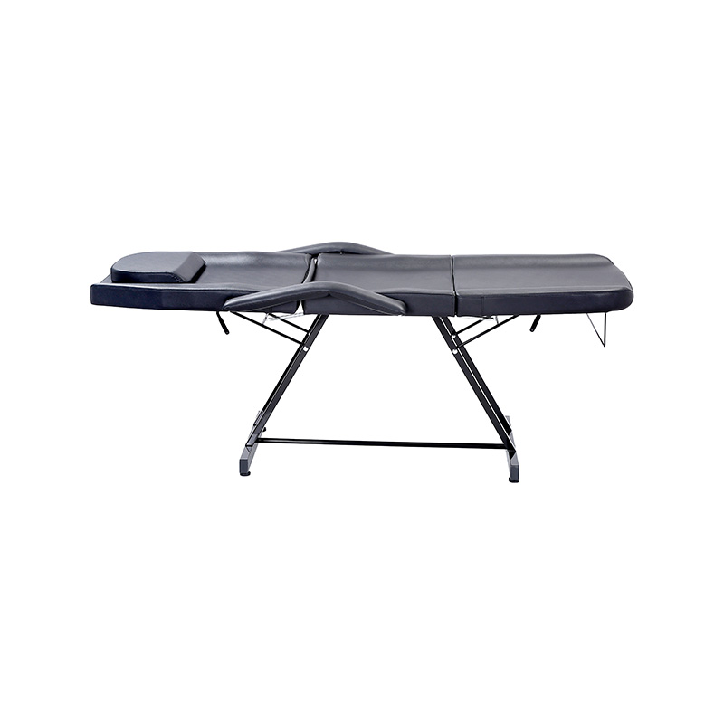 HZ015F Silla de tatuaje de salón de masajes negra, cama esteticista