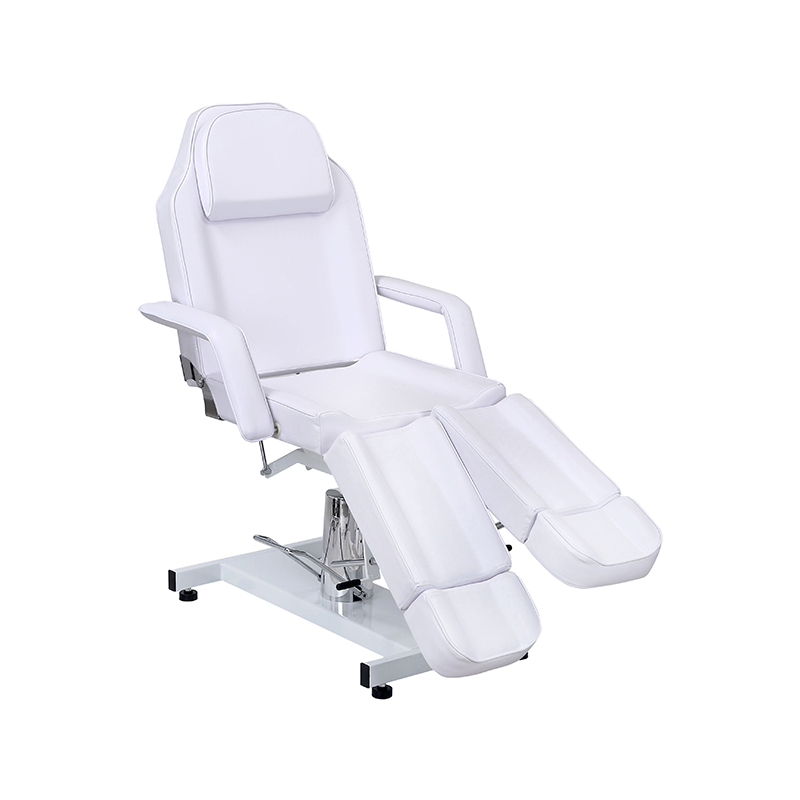 HZ006FT / HZ006B Mesa de tatuaje profesional ajustable con reposapiés divididos, cama de belleza