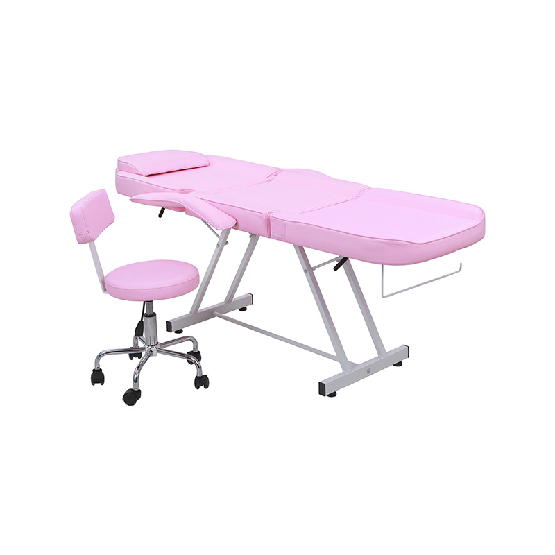 HZ015PKD / HZ015WD / HZ015BKD / HZ015DDPK Silla de tatuaje para salón de masajes, cama esteticista con taburete hidráulico