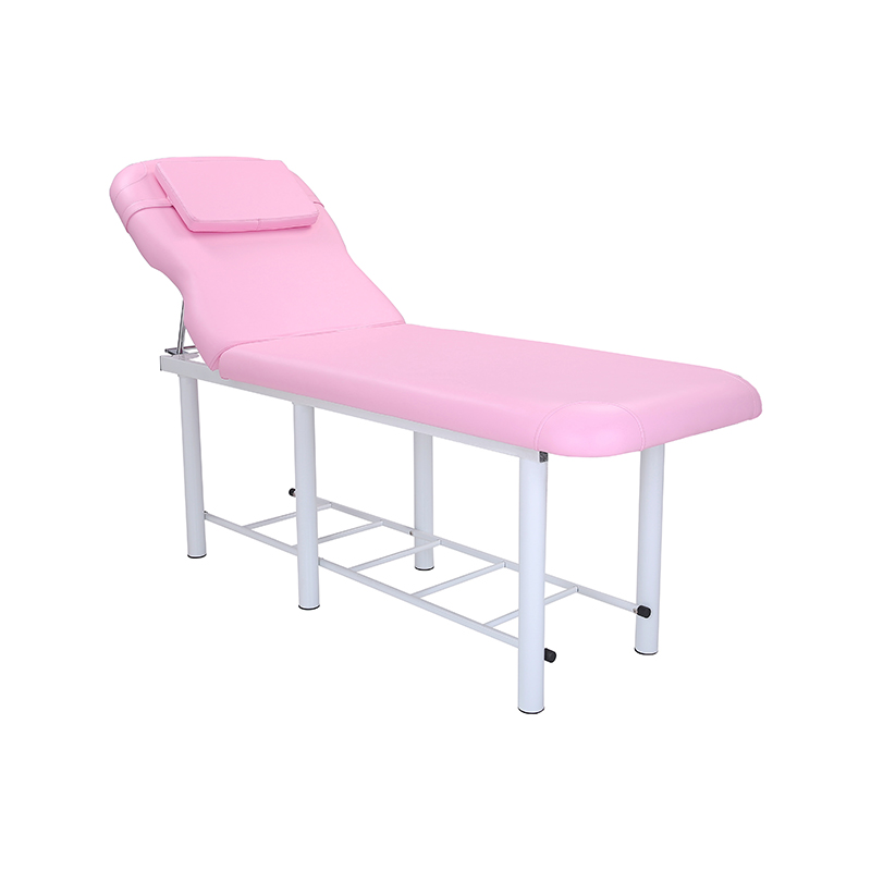 FS300BK / FS300PK Cama de masaje profesional con respaldo ajustable en color rosa
