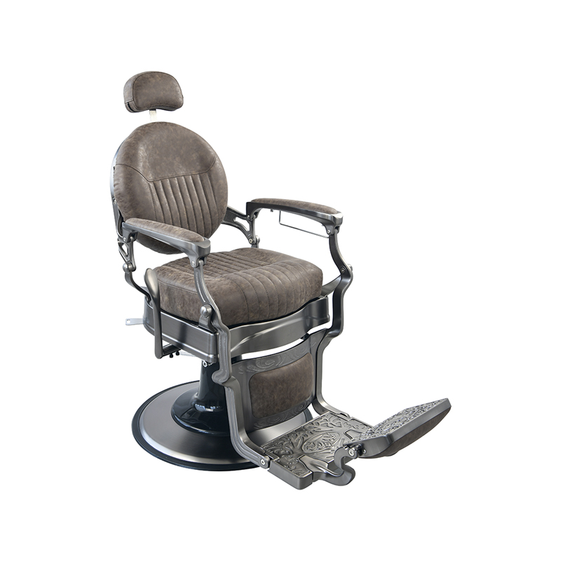 HZ8799C Silla de barbero bronce/marrón