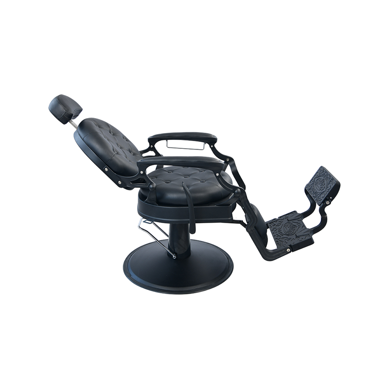 HZ8799 Silla de peluquero de lino negro