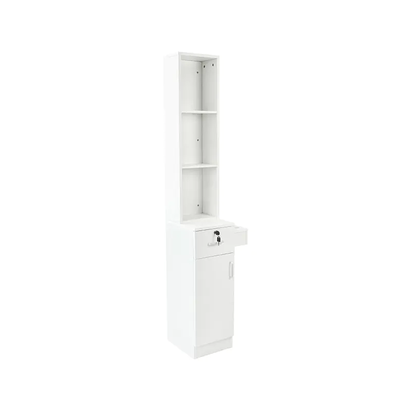 HZ2122 Gabinete de almacenamiento para salón Organizador de herramientas para el cabello Blanco