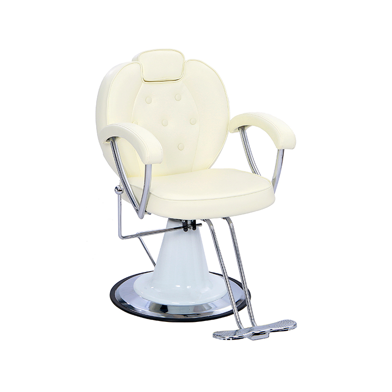 HZ8712C / HZ8712B / HZ8712 Silla de barbero grande con hebilla en el respaldo, silla de salón de moda
