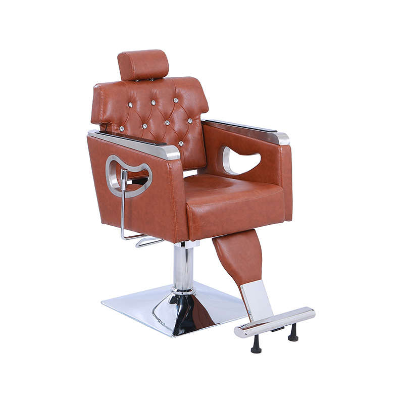HZ87111GY / HZ87111WT / HZ87111PK / HZ87111BR / HZ87111 Silla de salón reclinable resistente, silla de peinado vintage para peluquero