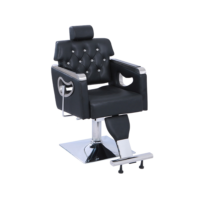 HZ87111GY / HZ87111WT / HZ87111PK / HZ87111BR / HZ87111 Silla de salón reclinable resistente, silla de peinado vintage para peluquero