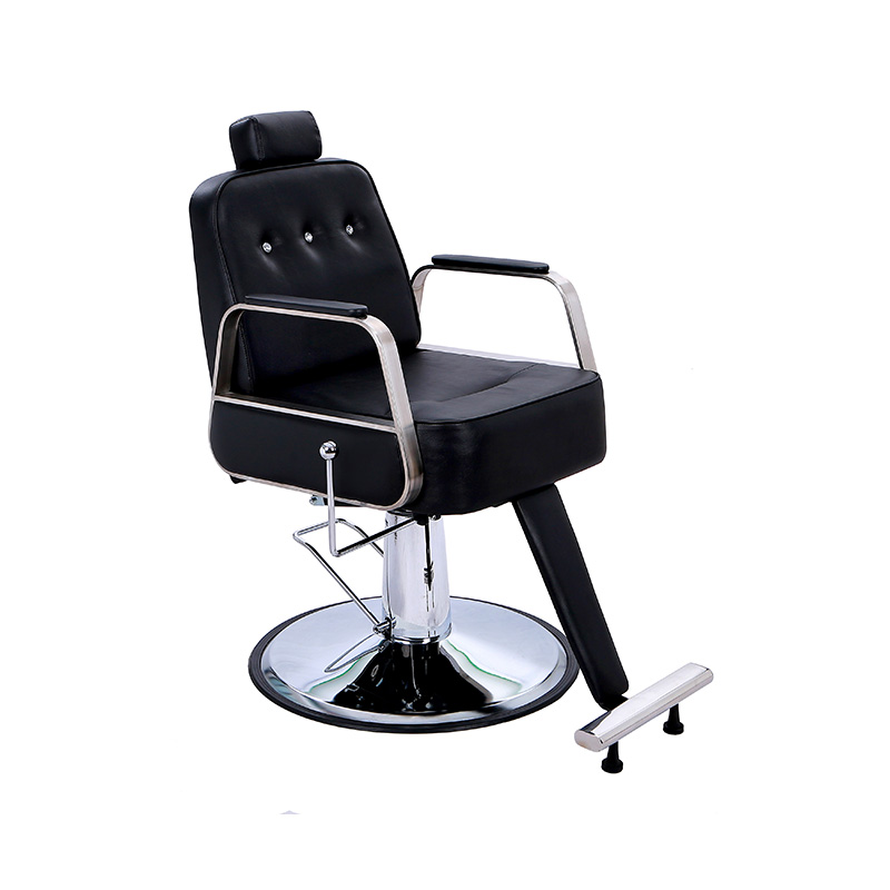 Silla de salón multiusos de estilo vintage negra HZ87124