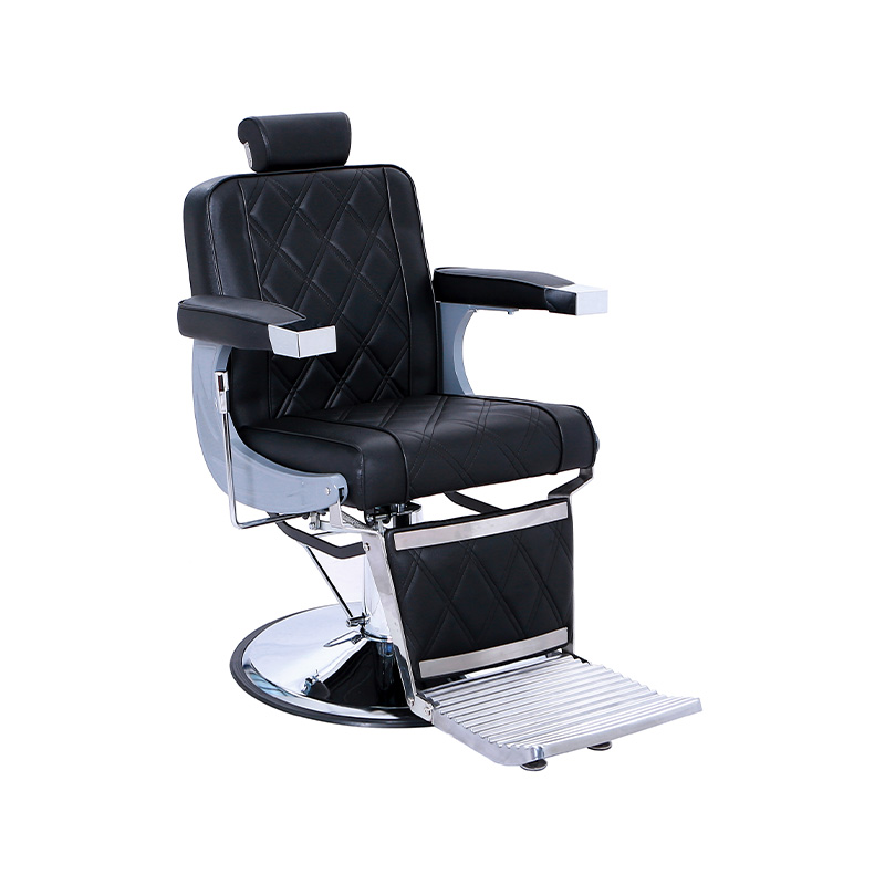 HZ8755 Silla de barbero multiusos con respaldo cuadrado y carácter de diamante negro