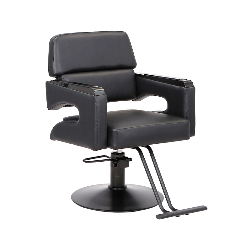 HZ88202/HZ88202BK Silla de pelo con peinado hidráulico negro/gris