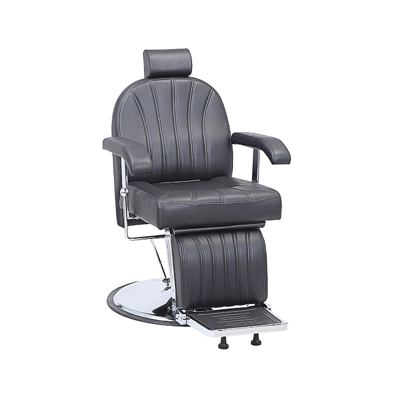 HZ8788 Silla de peluquería de rayas verticales negras