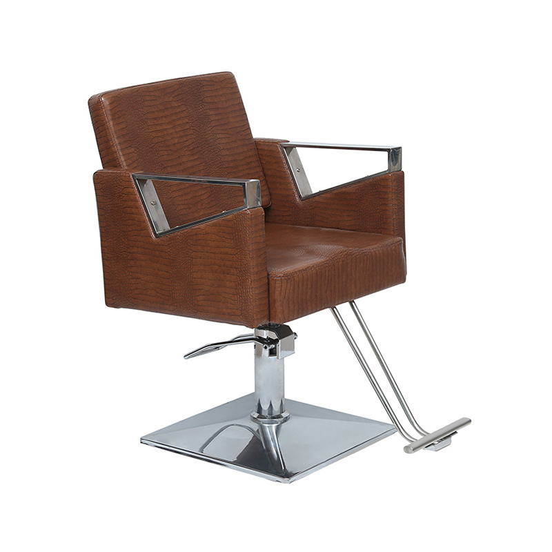 Silla de salón de estilo de textura gruesa marrón HZ8848B