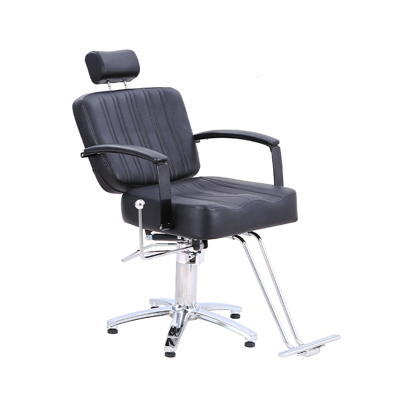 Silla de salón multiusos HZ8728 negra con base de cinco garras