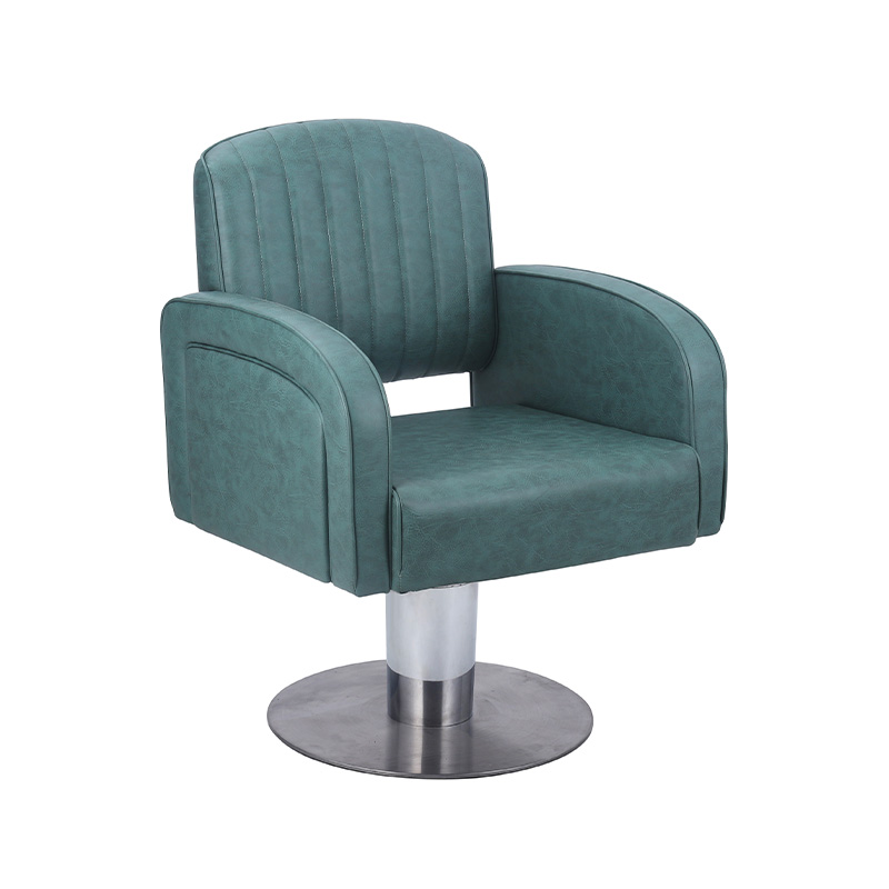 Silla de peluquería con bomba hidráulica azul pavo real HZ88159Z