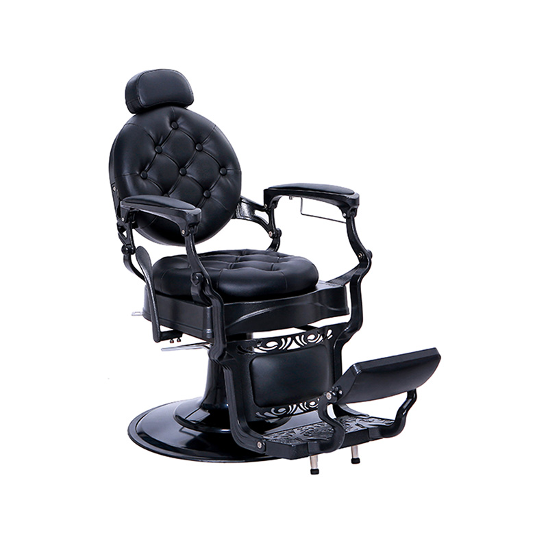 Silla inclinada hidráulica retro negra HZ8799PB