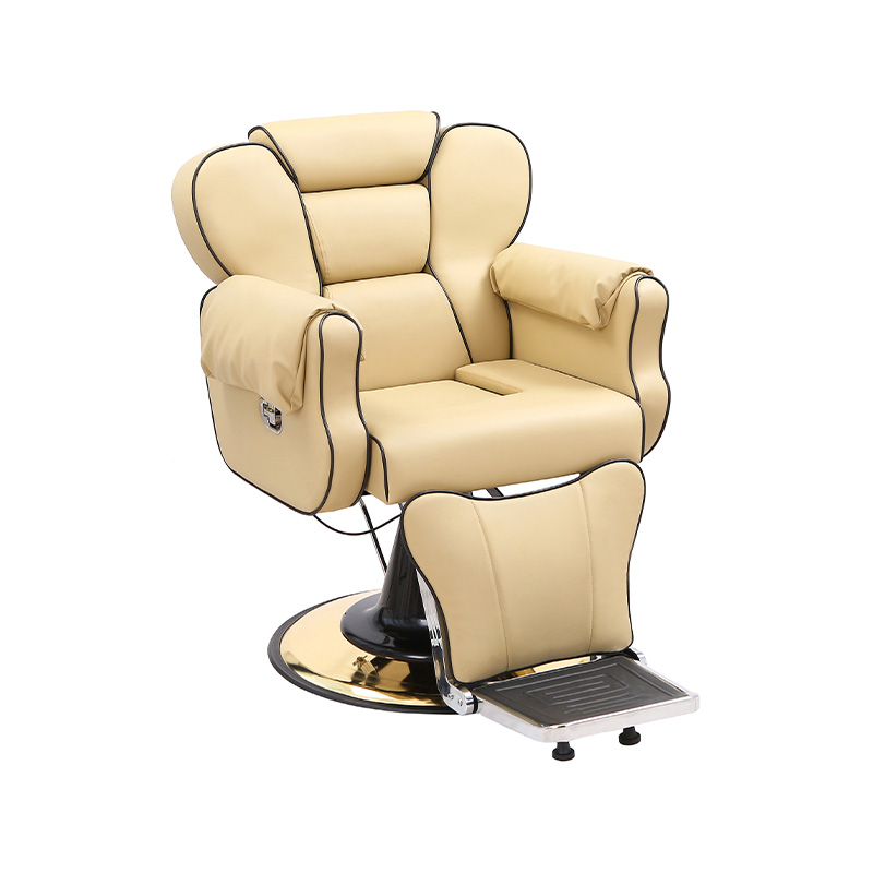 HZ88301 Silla de barbero resistente de color amarillo ganso