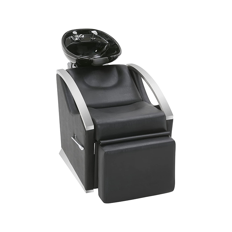 HZ9002 Unidad de silla con estación de champú retrolavable y reposapiernas