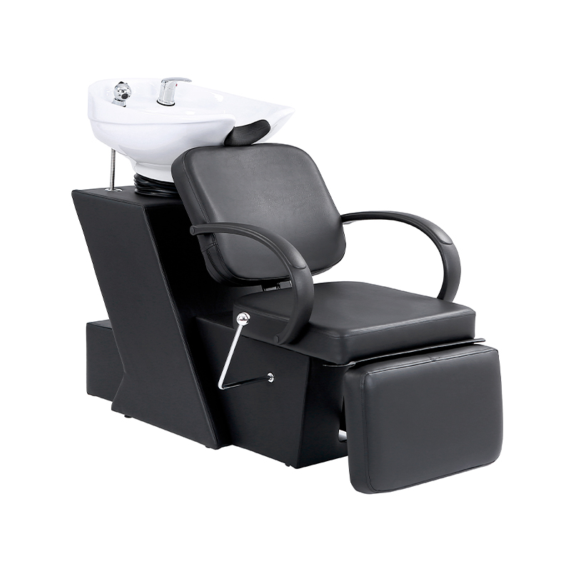 Silla de champú con cuenco de cerámica negra HZ9051 / HZ9051B