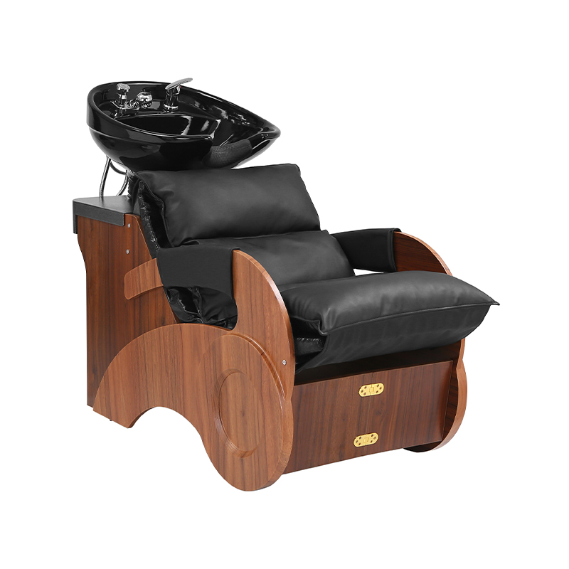 HZ9071 Sofá cómodo con estructura de madera y silla de champú