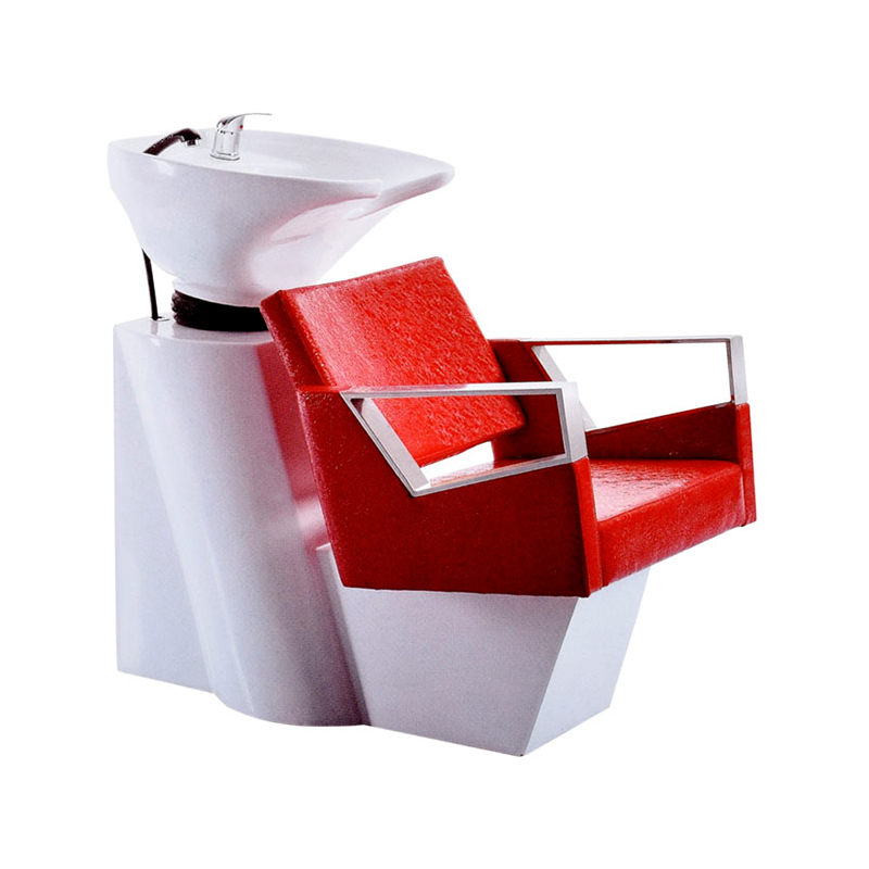 HZ9107 Estación de champú con unidad de retrolavado de lavabo para cabello rojo