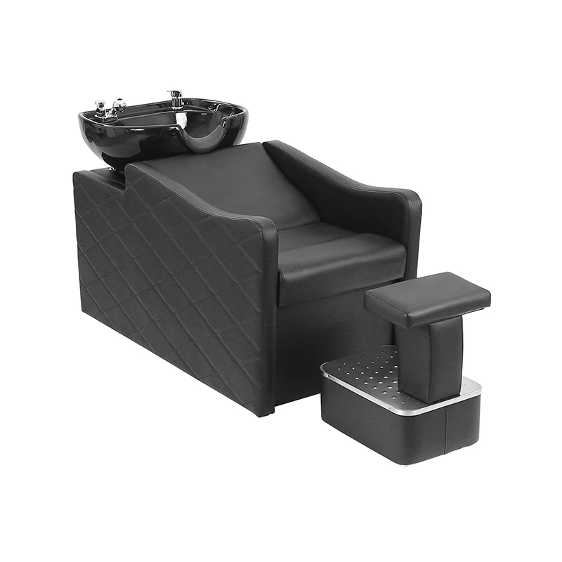 HZ9075 Estación de lavado de cabello con lavabo de champú de cerámica