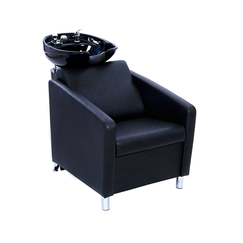 HZ9065 Silla de lavado de pelo negra para salón