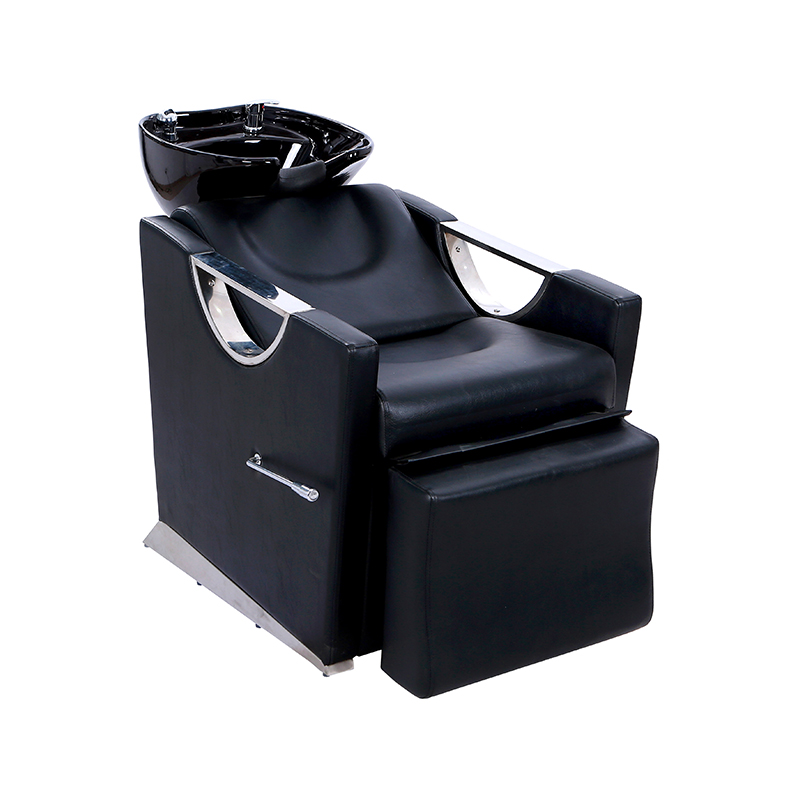 HZ9004 Juego de sillas y lavabo de champú de cerámica ajustable